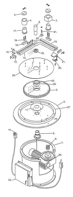 Parts List for A Series Machines